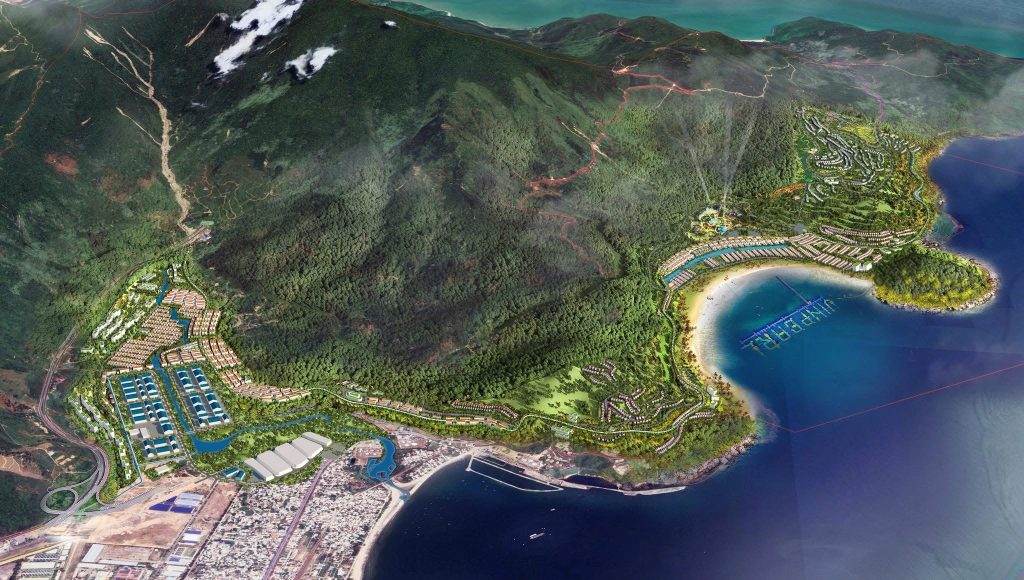 Toàn cảnh dự án Vinhomes Hải Vân Bay Đà Nẵng – khu đô thị nghỉ dưỡng biển tựa sơn hướng thủy.