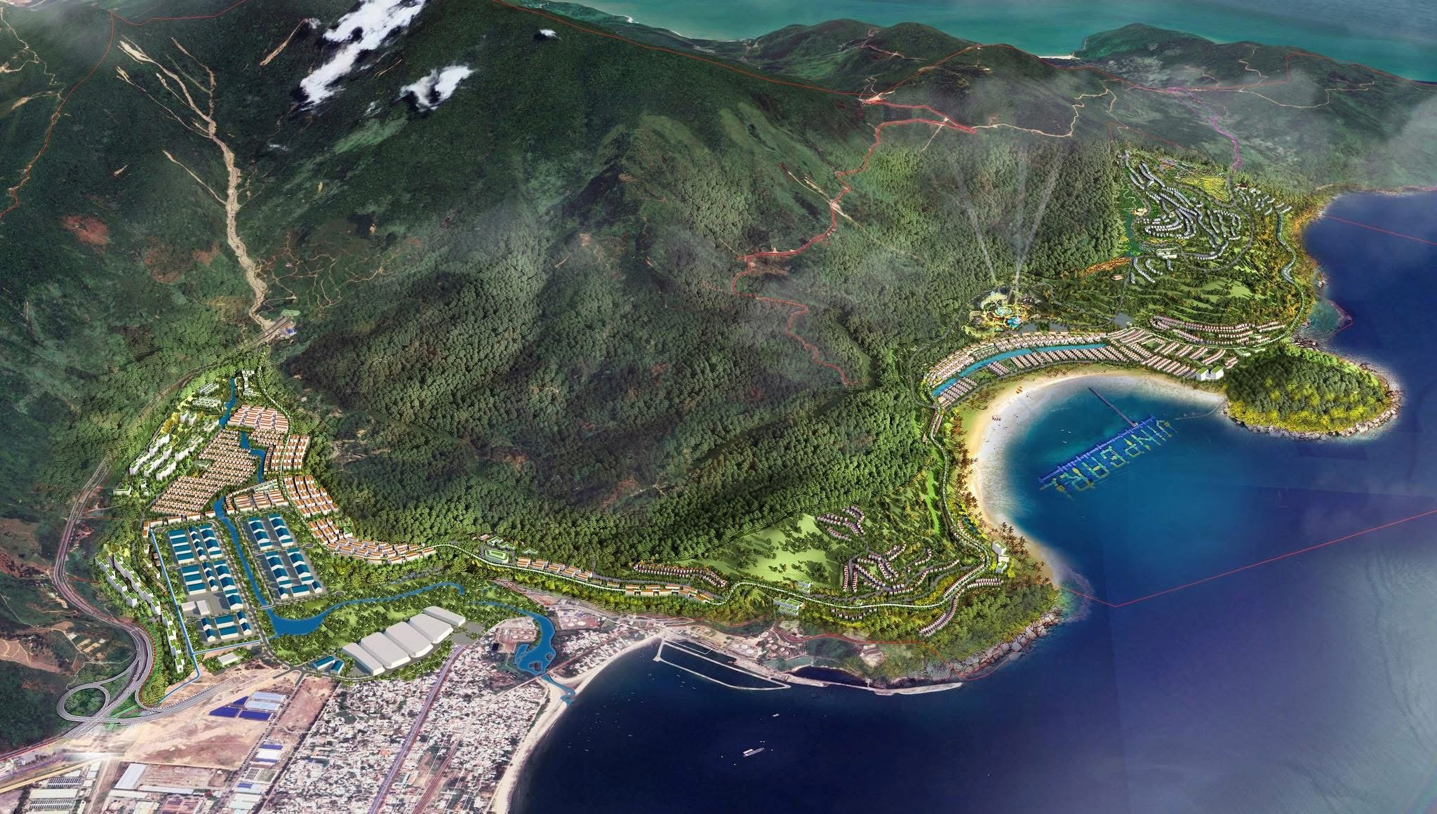 Toàn cảnh dự án Vinhomes Hải Vân Bay Đà Nẵng – khu đô thị nghỉ dưỡng biển tựa sơn hướng thủy.