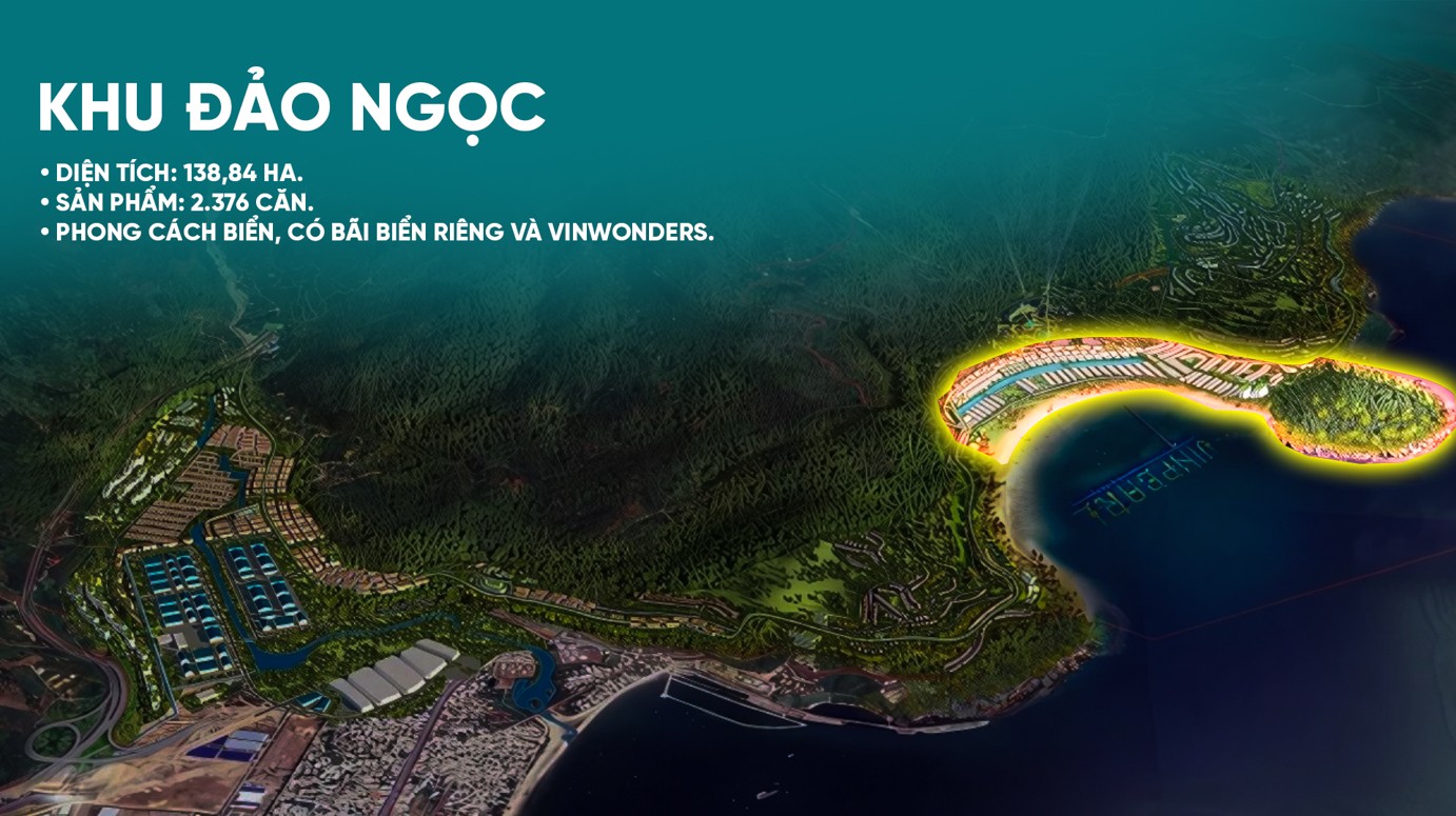 Phân khu Đảo Ngọc dự án Vinhomes Hải Vân Bay
