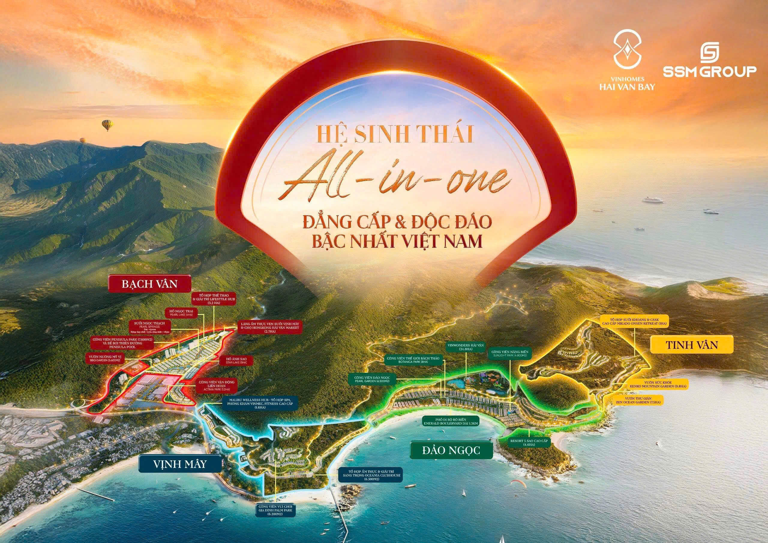 Phối cảnh chính thức dự án Vinhomes Hải Vân Bay - Vinhomes Làng Vân